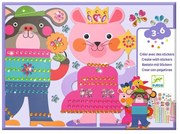 Djeco - Направи със стикери забавни животни DJ00090