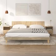 812013 vidaXL Нощни шкафчета, 2 бр, сонома дъб, 40x35x47 см