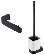 NIMCO NKC комплект-94KN-90 - Четка за тоалетна със стенен монтаж с поставка за тоалетна хартия NIKAU