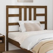 817828 vidaXL Горна табла за легло, меденокафява, 106x4x100 см, бор масив
