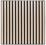 Акустичен декоративен стенен панел atmosphera Colva, MDF, 60x60 cm - Светло дърво