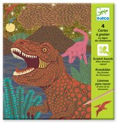 Djeco - Комплект Скреч Карти Dinosaurs ST1 DJ09726G