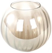 Резервно стъкло за полилей OTTICO E27, диаметър 18 см, димчато кафяво