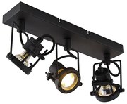 Индустриален прожектор черен 3-светлина - Suplux