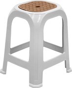 С stool Desia от полипропилен в бял цвят 35x35x45см.