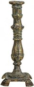 Candlestick Kiaro with golden patina  (2 τεμάχια)