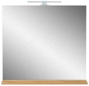 Стенно огледало със светлина/с рафт 76x75 cm Menen – Germania