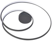 LED Плафониера ZEFIRA LED/40W/230V 4000K Ø 50 см антрацит