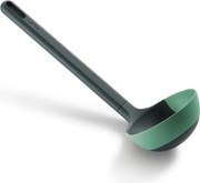 Черпак за супа Lekue 1010180, 29 см, Против надраскване, Гъвкава глава, 4/220°C, Зелен