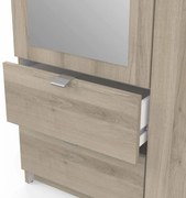 Гардероб 2-врати Merita-Естествено