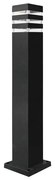 Екстериорна лампа TEKSAS 1xE27/12W/230V IP44 74 см антрацит