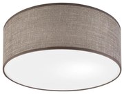 Таванно осветително тяло SIRJA 1xE27/15W/230V Ø 35 cm кафяво