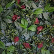 Изкуствени цветя за стена, декорация А045, панел 50х50см