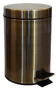 Кошче за отпадъци 17x26 см, неръждаема стомана/бронзово покритие