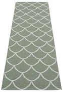 Зелена пътека за открито и закрито 70x225 cm Kotte Army Sage – Pappelina