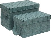 Сет кутии 5five Lise, Правоъгълни, 2 бр - Зелен