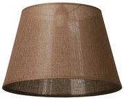 Абажур КАМЕЛОТ КАФЯВ - конус, долно окачване, Е27