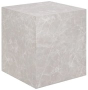 Странична масичка от декор от мрамор 40x40 cm Prague – House Nordic