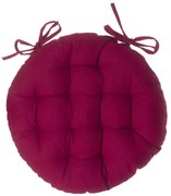 Кръгла възглавница за стол atmosphera Anjali, 38 cm - Червен
