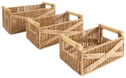 Сет кошници за съхранение atmosphera Eugene, L.26/31/36 cm, 3бр