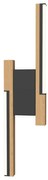 Wofi 4031-206 LED стенен лампион PALERMO 11W/230V дърво/черен, димируем