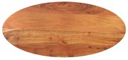 370808 vidaXL Плот за маса, 80x40x3,8 см, овален, масивна акация