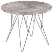 Мраморна кръгла странична масичка ø 55 cm Prunus – Actona