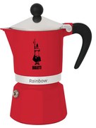 Bialetti - Кафеварка Rainbow Rossa, за 3 кафета
