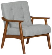 Кресло LEO - орех - сив