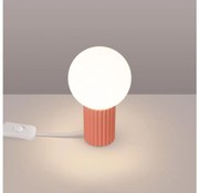 Sollux SL.1756 - Настолна лампа HALO 1xG9/8W/230V Ø 12 см розов