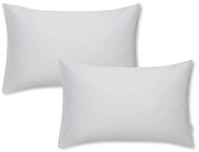 Комплект от 2 сиви калъфки за възглавници от памучен сатен Standard, 50 x 75 cm Cotton Sateen - Bianca