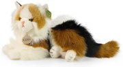 Rappa - Плюшена Трицветна котка, лежаща, 30 см., серия Еко приятели
