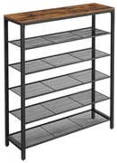 Обувница DAVOR кафяв/черен