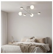 Плафонен полилей HOLON 3xG9/8W/230V + 3xGX53/12W сив