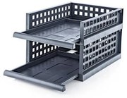 Horecano - Пластмасов органайзер maxi 34x45xh18,5см антрацит HOME-(TRN-201-02)