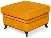 Табуретка Chesterfield в цвят жълто, 75х70х45 см