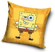 Детска калъфка за възглавница от велур SPONGEBOB Ширина: 40 см | Дължина: 40 см