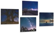 Комплект картини – Мистериозна нощна природа