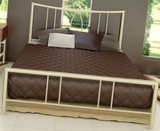 Легло Carol-140x190-Ecru-Με ποδαρικό