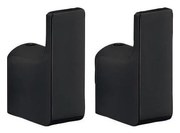 Gedy - К-кт 2x Стенна закачалка PIRENEI матов черен