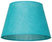 Абажур КАМЕЛОТ ТЮРКОАЗ - конус, долно окачване, Е27