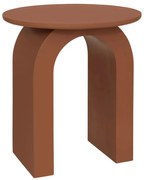 Помощна маса atmosphera Stoa, MDF, Ø40 см - Кафяв