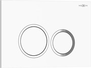 Mexen Tex 01 бутон за промиване, лъскаво бял - 6101-01