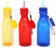 Акрилна бутилка със сламка 500ml. CN-(0193685)