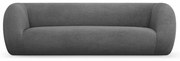 Сив диван от плат букле 230 cm Essen - Cosmopolitan Design