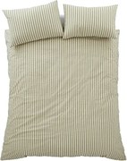 Зелено двойно 3 части спално бельо 200x200 cm Cotton Rich Woven Stripe – Pineapple Elephant