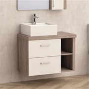 Конзолен PVC шкаф, ICP 754655, 75x46x55см