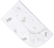 LORELLI Classic Чаршаф с ластик РАНФОРС 60/120 см. LITTLE RABBITS GREY