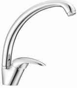 Смесител за кухня "ПИЕДМОНТ " ICF 7113022 7313, месингов, хром, 22.5х20.7см