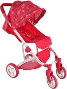 Спортна количка за кукли, червена